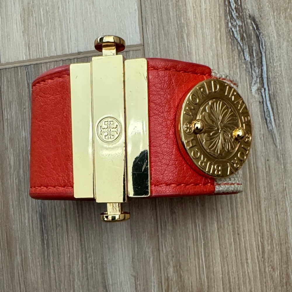 Tory Burch Red and Gold Women's Bracelet
